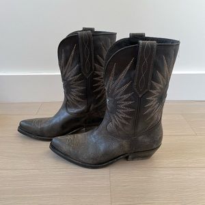 Golden Goose cowboy boots.  Size 37